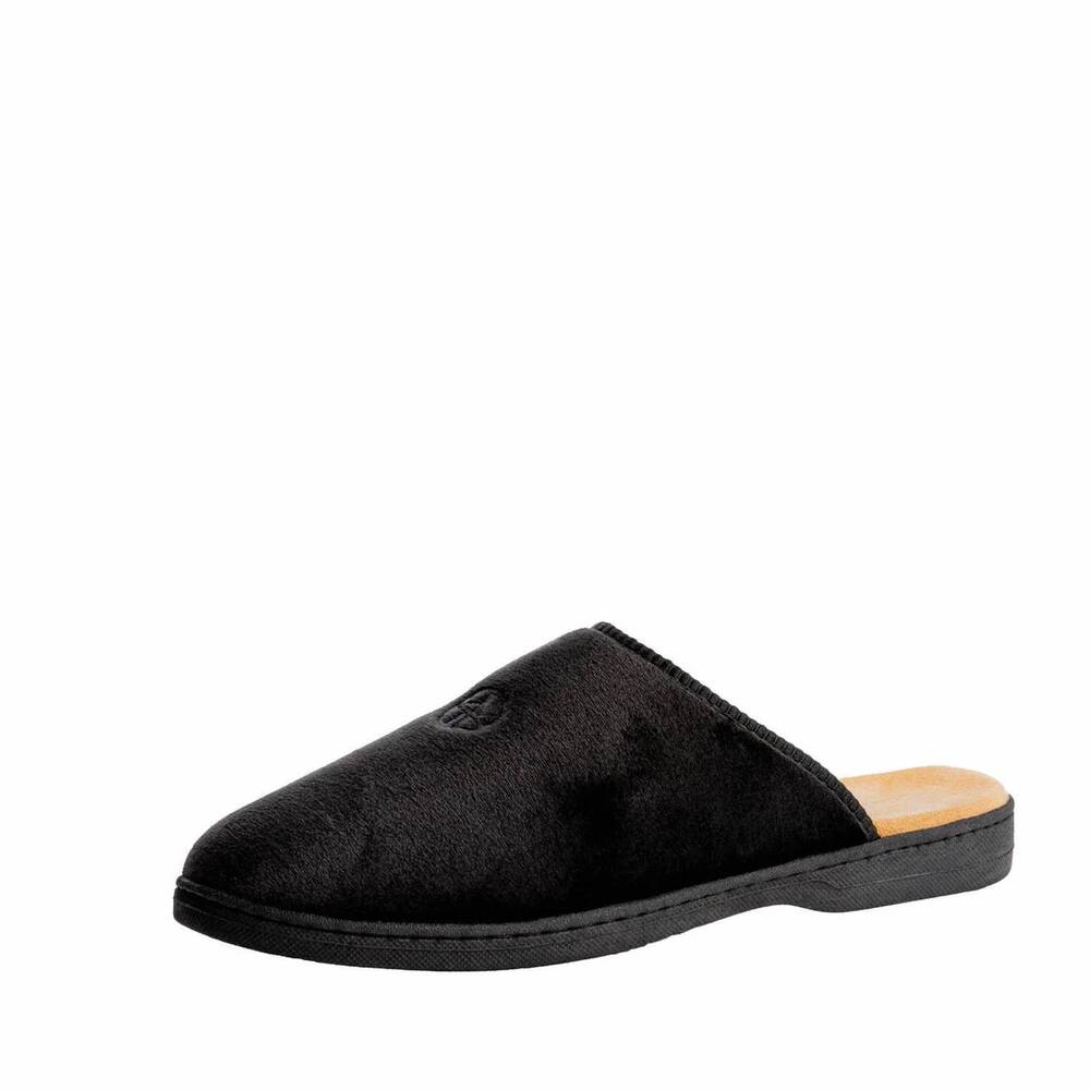 NEW FOAMTREADS unisex deeridge open back slippers in black